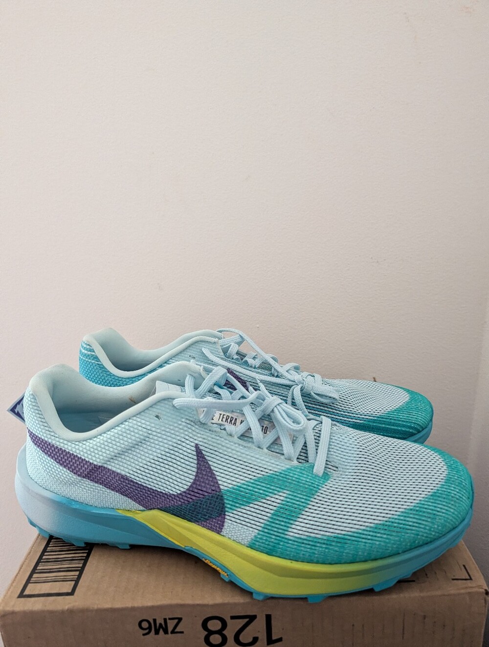 Nike Kiger 10 'Glacier Blue Field Purple' Trail Running Shoes FV3929-400 Size 15